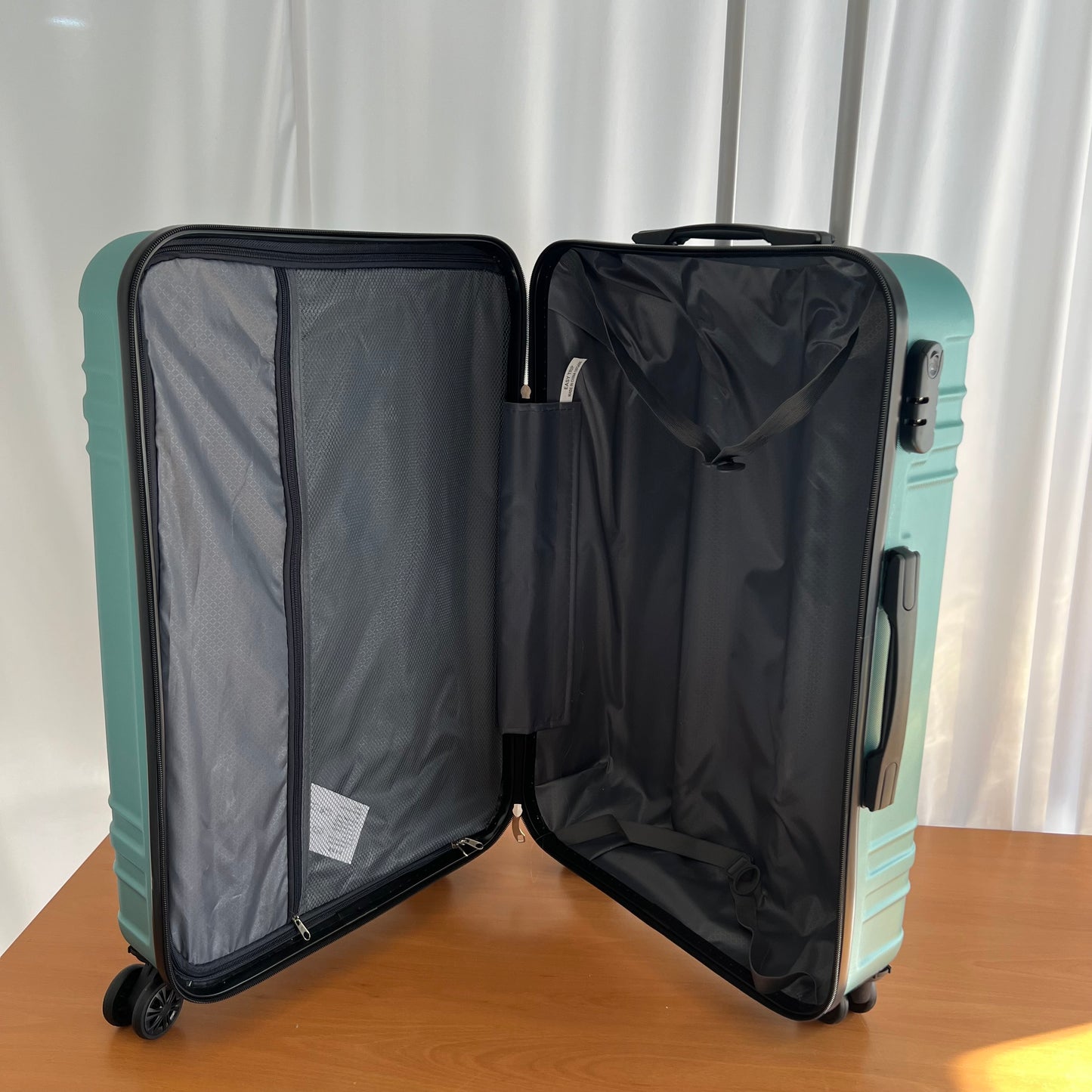 ✈️ Set de 3 Maletas Rígidas de Viaje - ¡Exclusivo Color Verde Aguamarina!