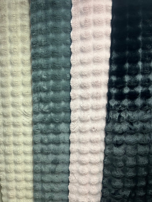 Tapete de pele de coelho macio 3D design preto/cinza/rosa/bege 200x280