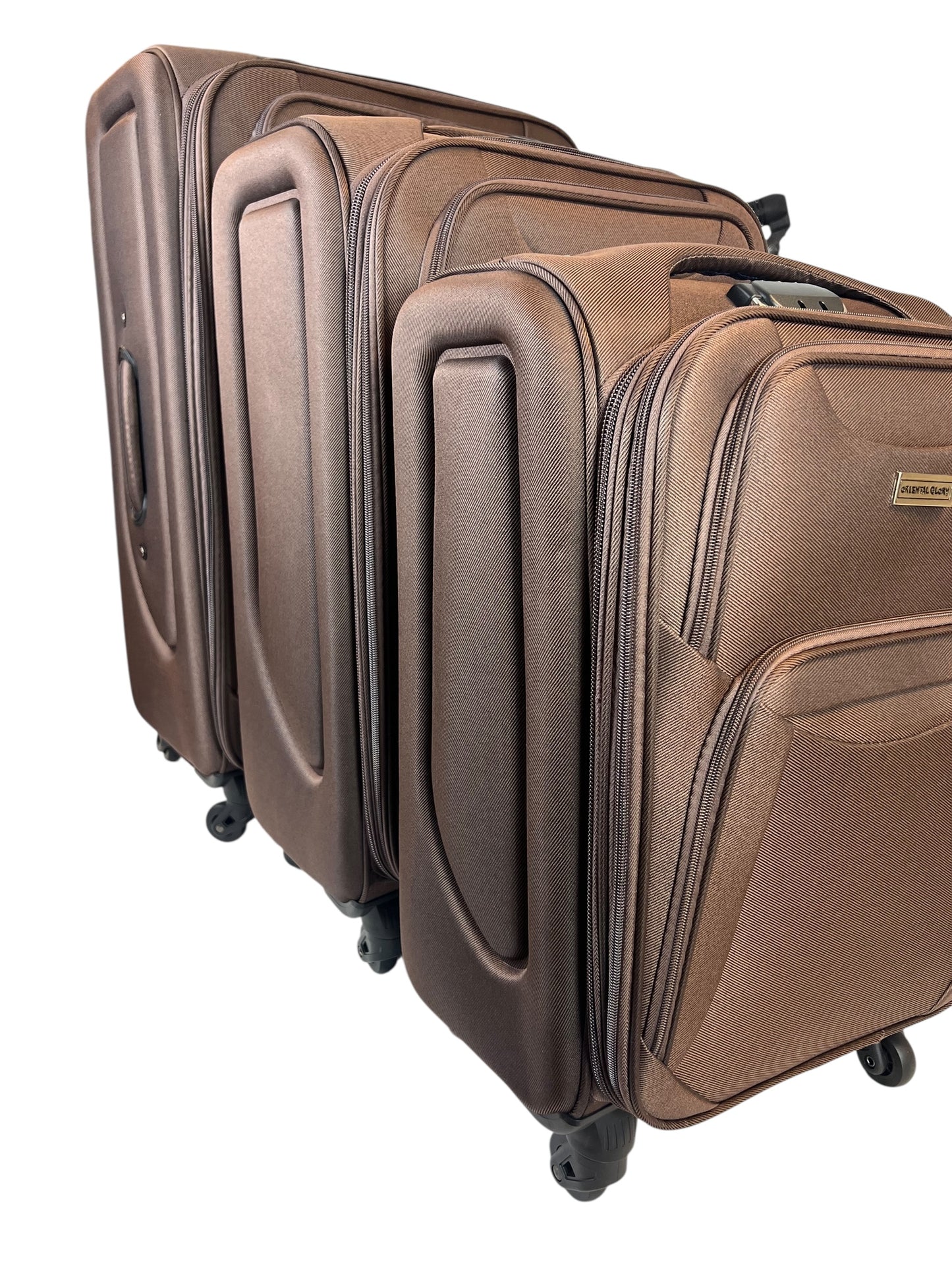 ✈️ Pacote com 3 Malas Resistentes e Elegantes – Viaje com Estilo e Segurança - COR MARROM