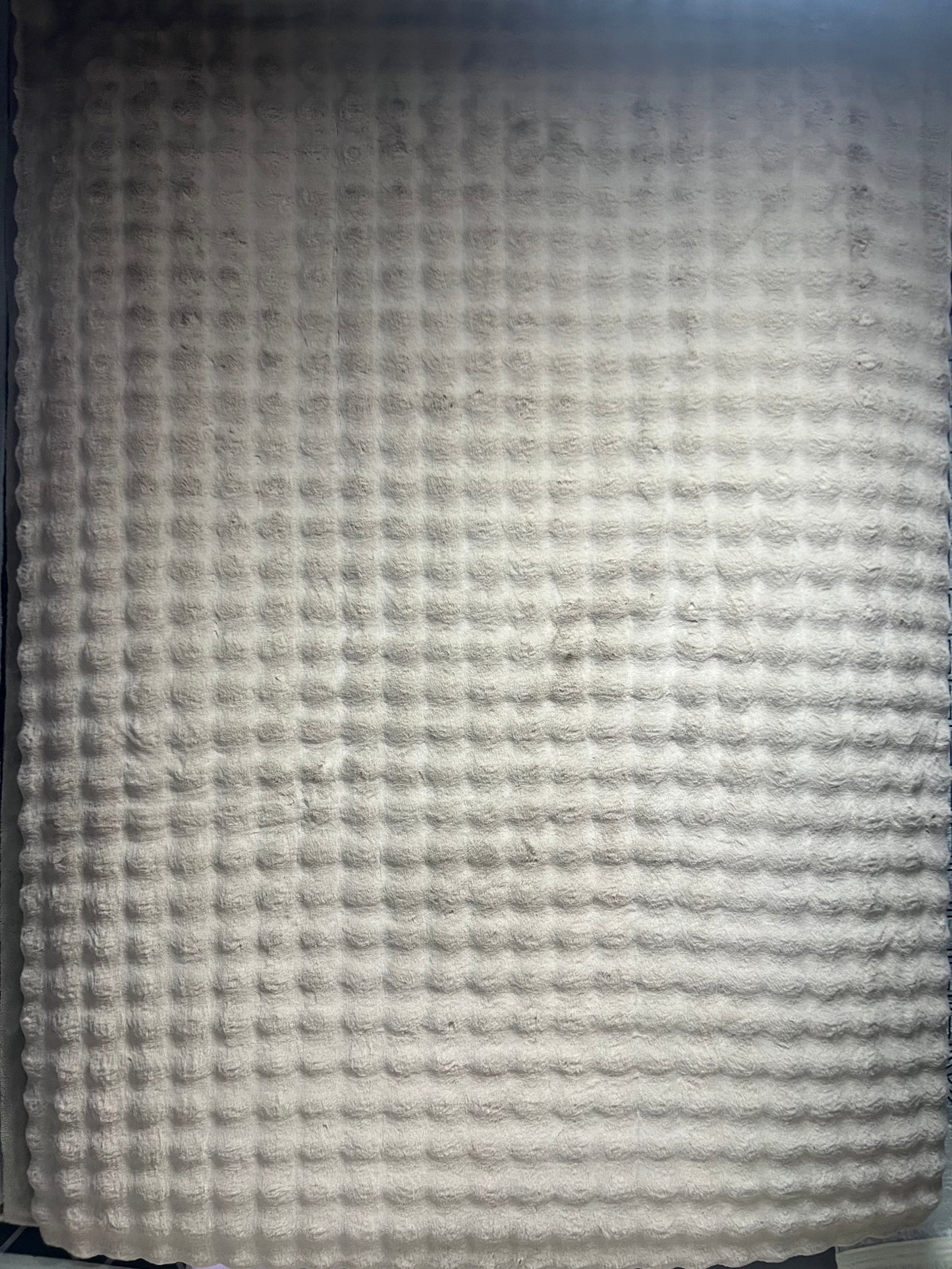 Alfombra suave de piel conejo DISEÑO 3D NEGRO/GRIS/ROSA/BEIG 200x280