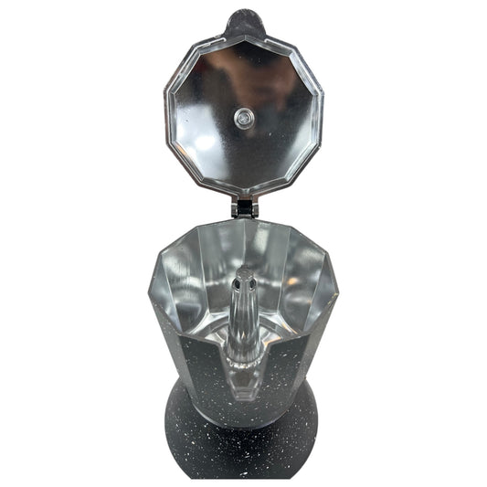 ☕ Cafetera Italiana de Aluminio con Recubrimiento Efecto Mármol - 9 tazas