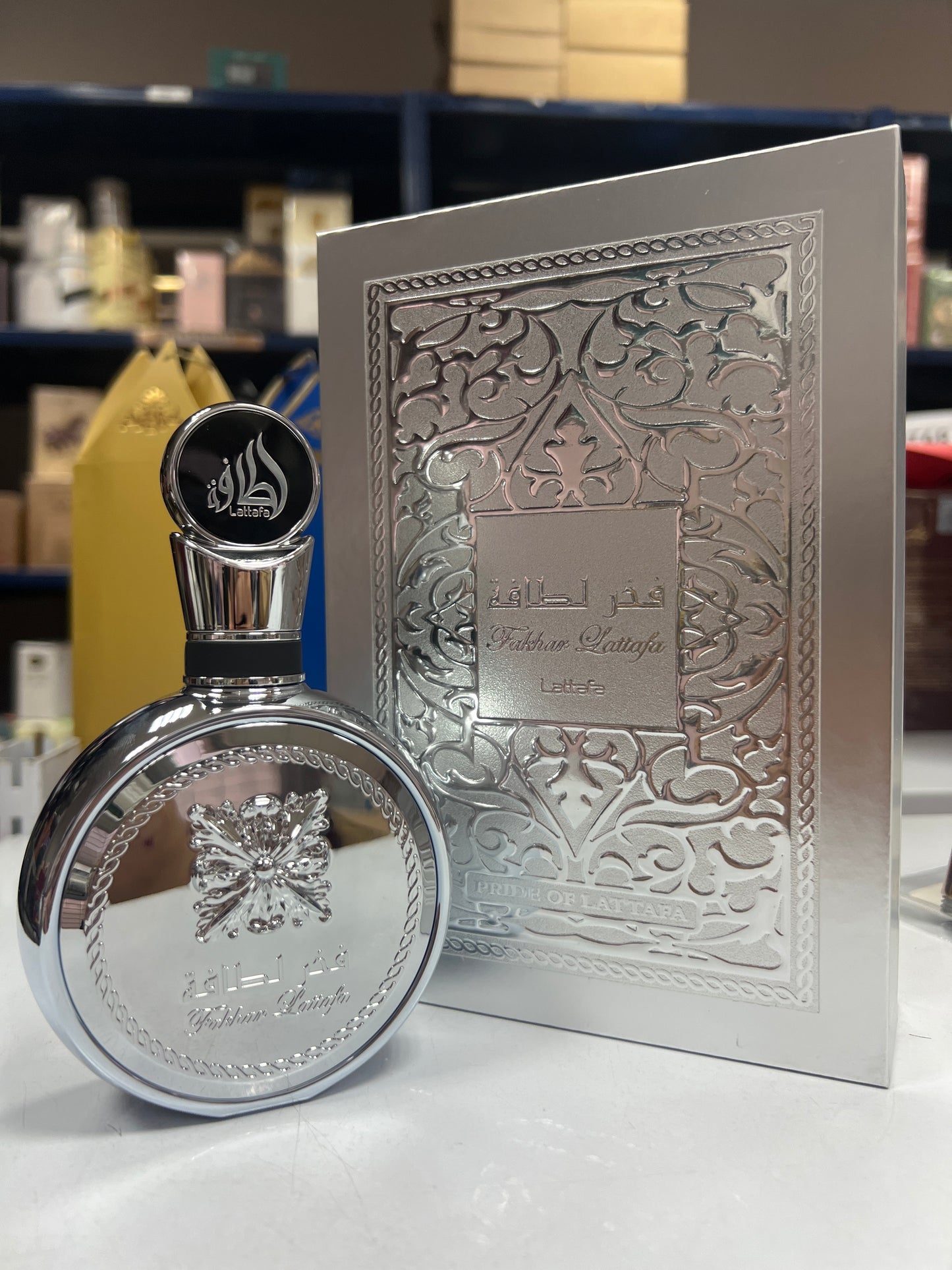 Fakhar Platinum – Lattafa (100 ml) · Fresh, Woody and Elegant Arab Masculine Perfume