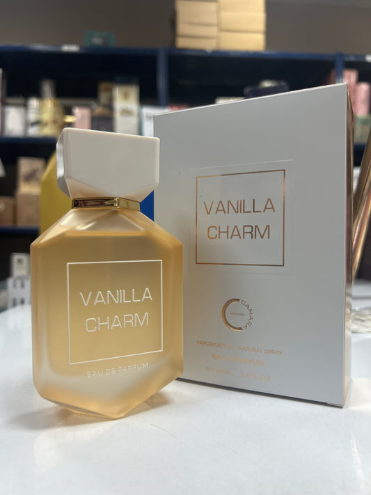 Vanilla Charm – Camara (100 ml EDP) · Perfume Árabe Unisex Dulce, Cremoso y Seductor