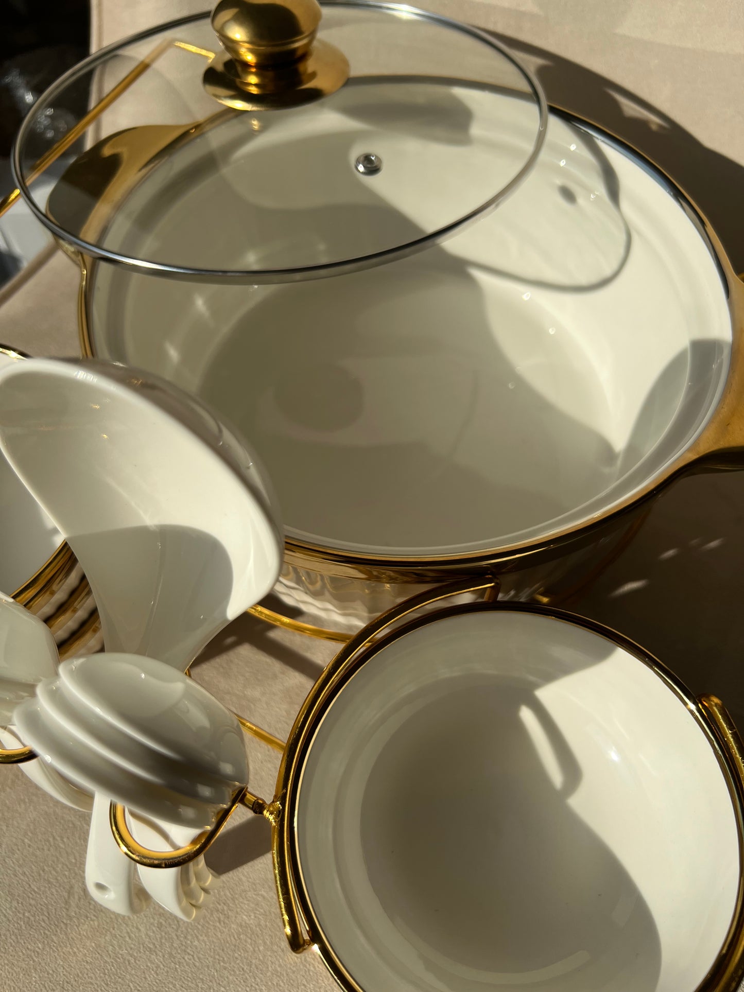 Set de 6 Cuencos de Cristal con Plato – Alta Calidad (12 Piezas)