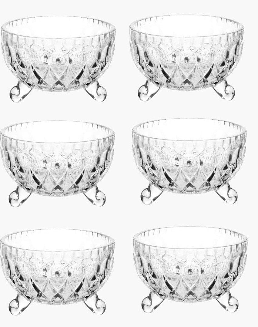 Set de 6 Cuencos de Cristal para Azúcar – Elegancia y Funcionalidad en Tu Mesa
