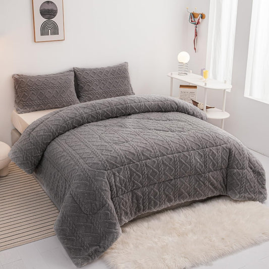 DOWNLOAD SHEEP DUVET 240X260 - 180X240 WITH 2/1 PINK / BEIG / GRAY PILLOWCASES