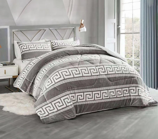 NORDIC SHEEP DUVET VERSACE MODEL - GRAY COLOR