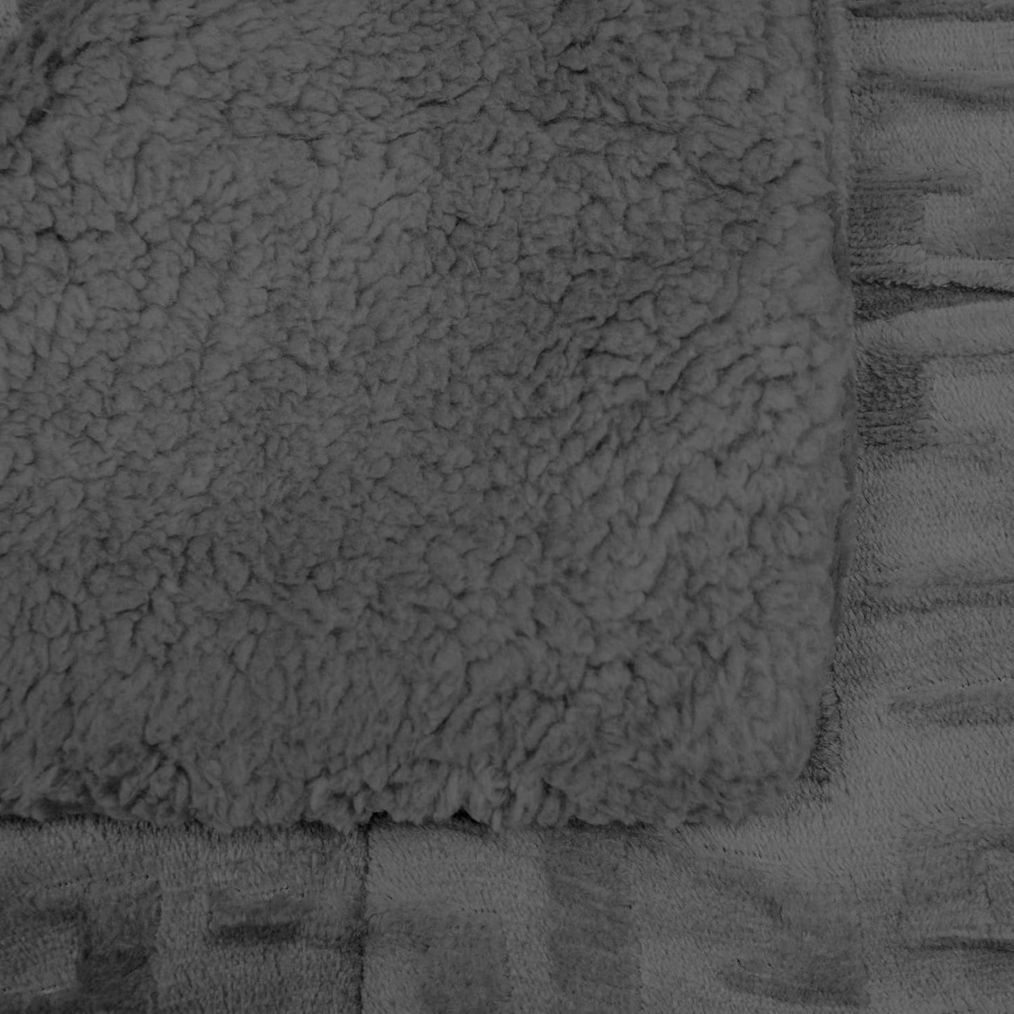 EDREDÓN BORREGO NÓRDICO MODELO ELEGANCE - COLOR GRIS