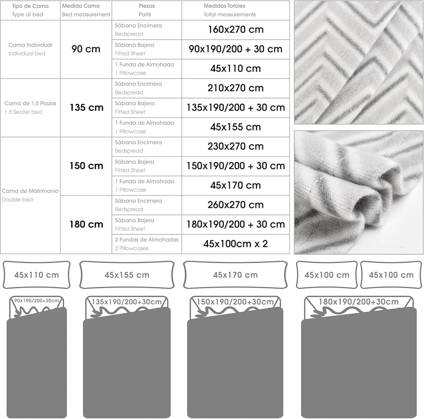 PIRINEO BEDDING SET - WAVES MODEL