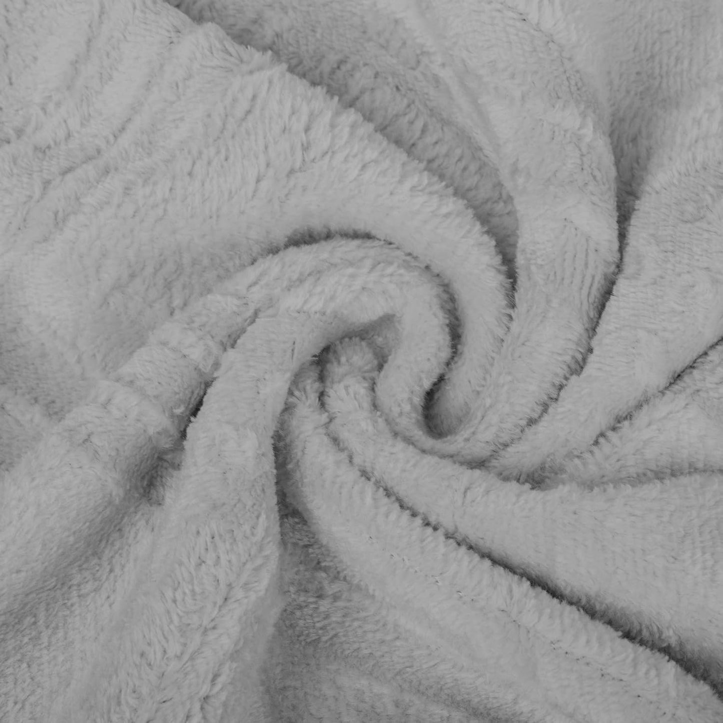 EDREDÓN BORREGO NÓRDICO MODELO ROMBOS - COLOR GRIS
