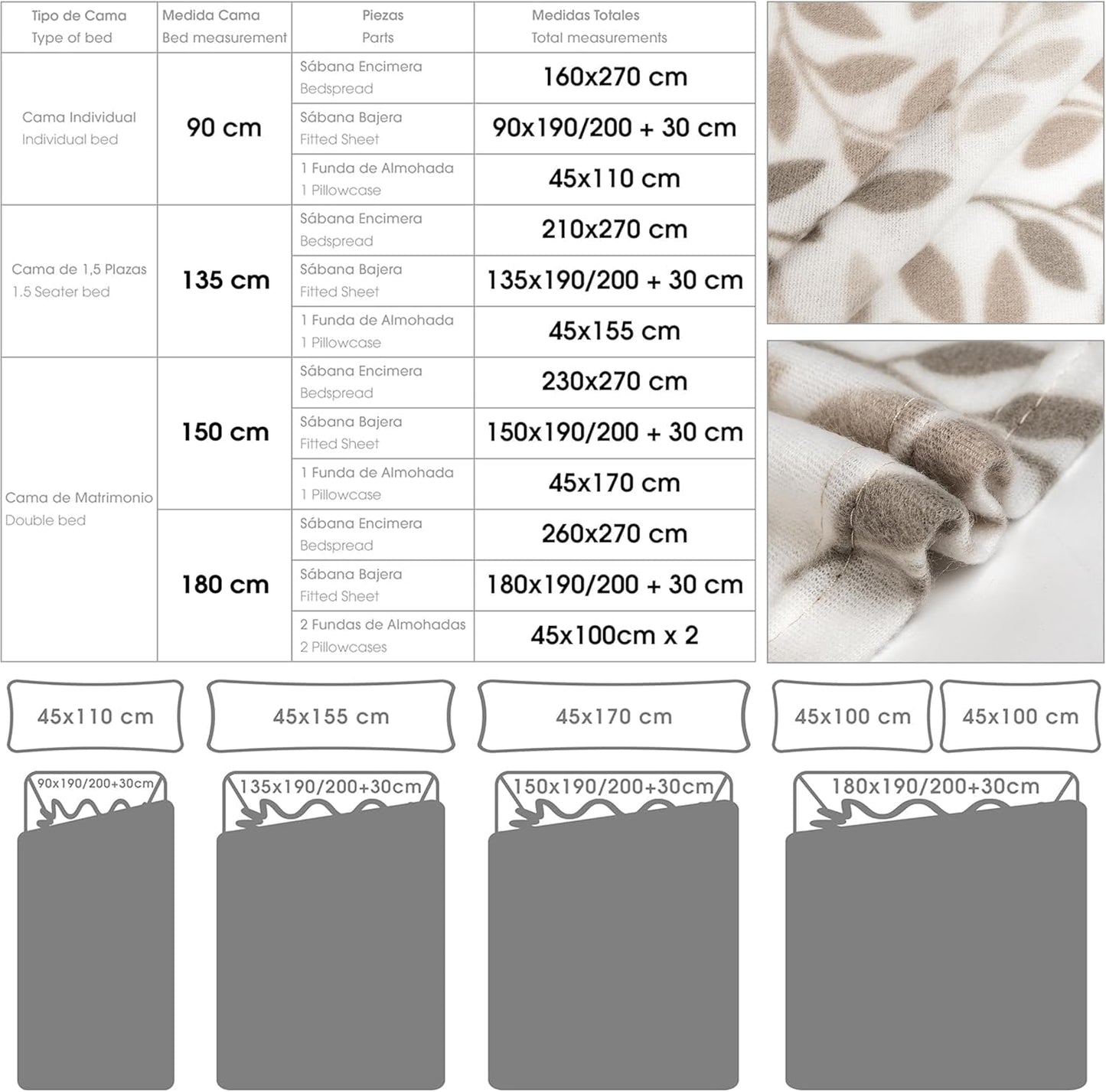 PIRINEO BEDDING SET - SHEETS MODEL