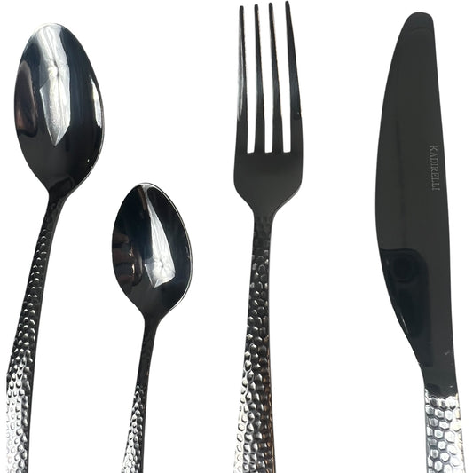 ✨ Set de Cubiertos Plateados – Pack de 24 Piezas de Lujo ✨