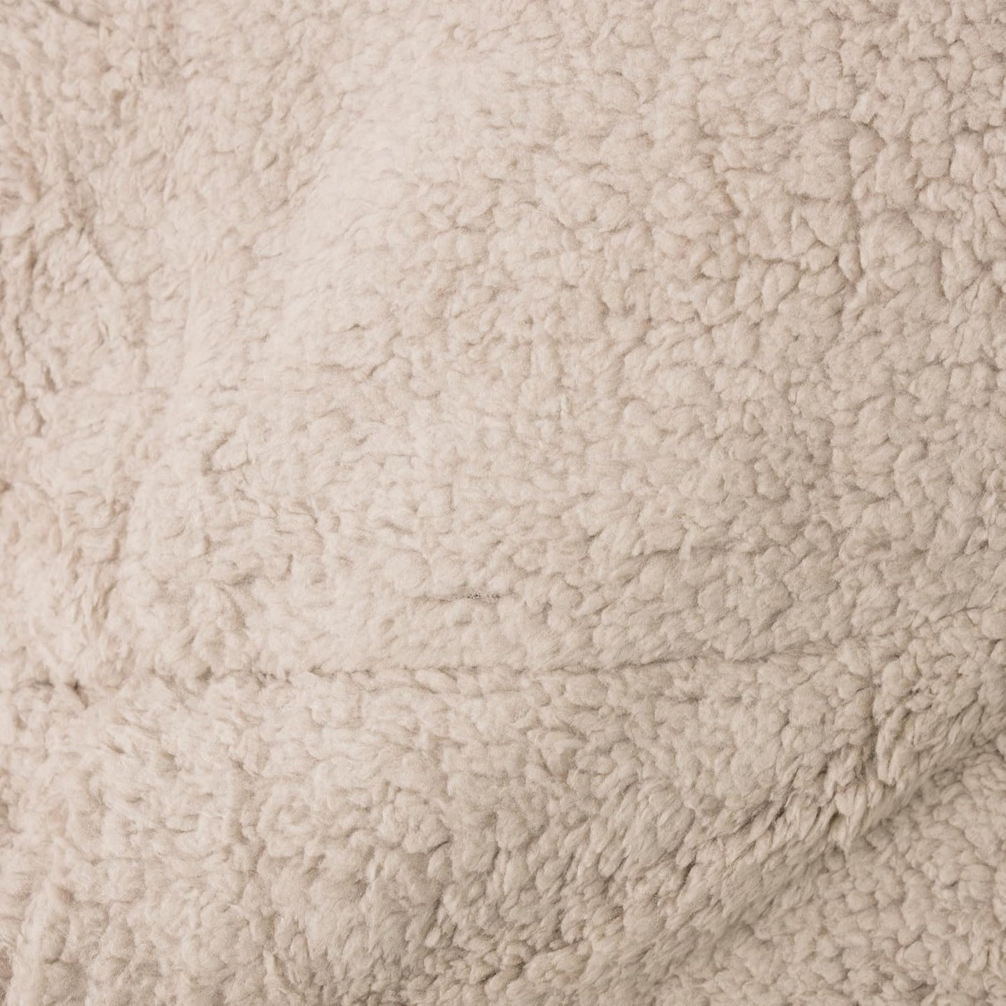 EDREDÓN BORREGO NÓRDICO MODELO PANAL - COLOR BEIGE