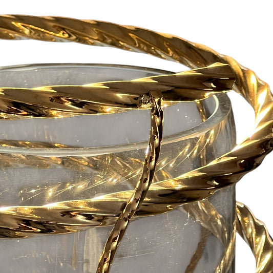 💫Torre decorativa de cristal con estructura en espiral de metal dorado — elegancia y originalidad para cualquier ambiente 💫 82cm