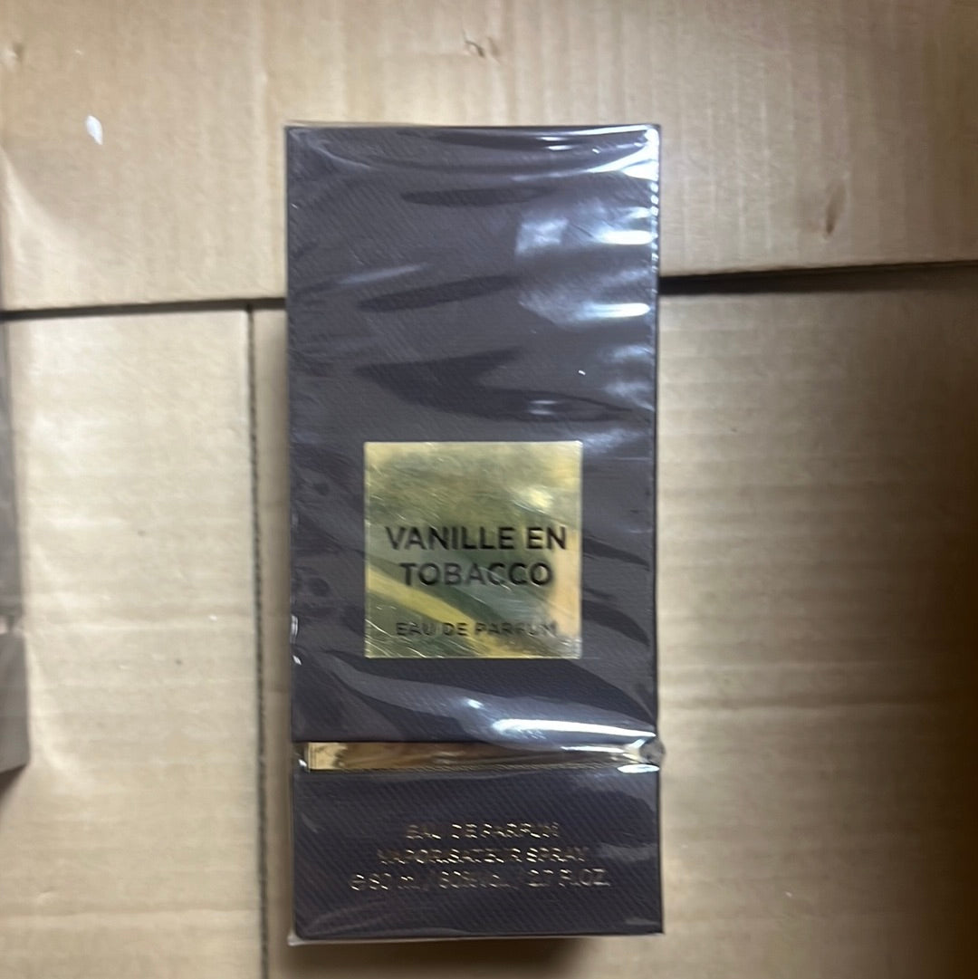 🔥 Baunilha e Tabaco – Fragrance World 80ml | Perfume Árabe Unissex Doce, Amadeirado e Elegante