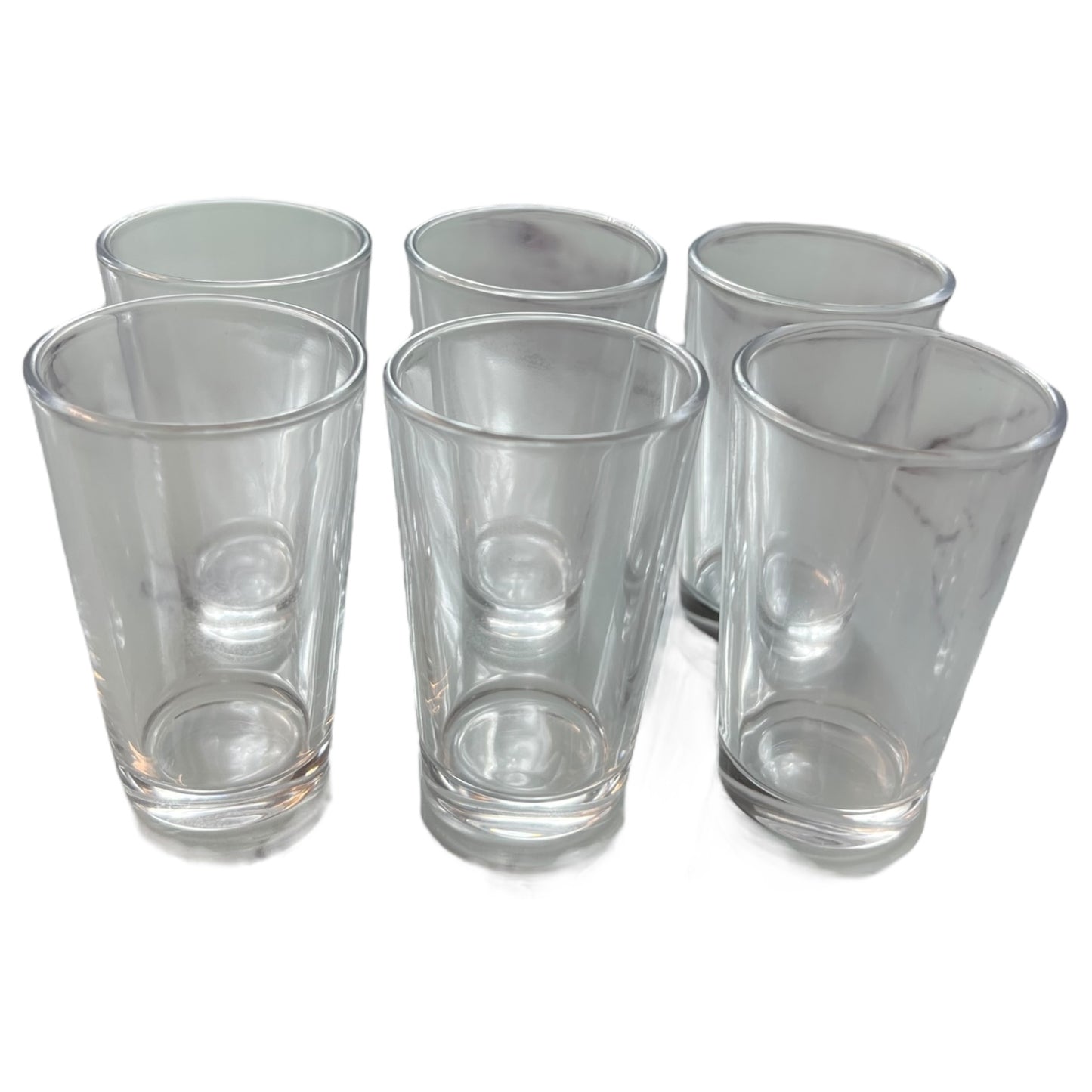 🫖 Set de 6 Vasos Pequeños de Cristal – Especial para Té o Café Árabe (8 cl)