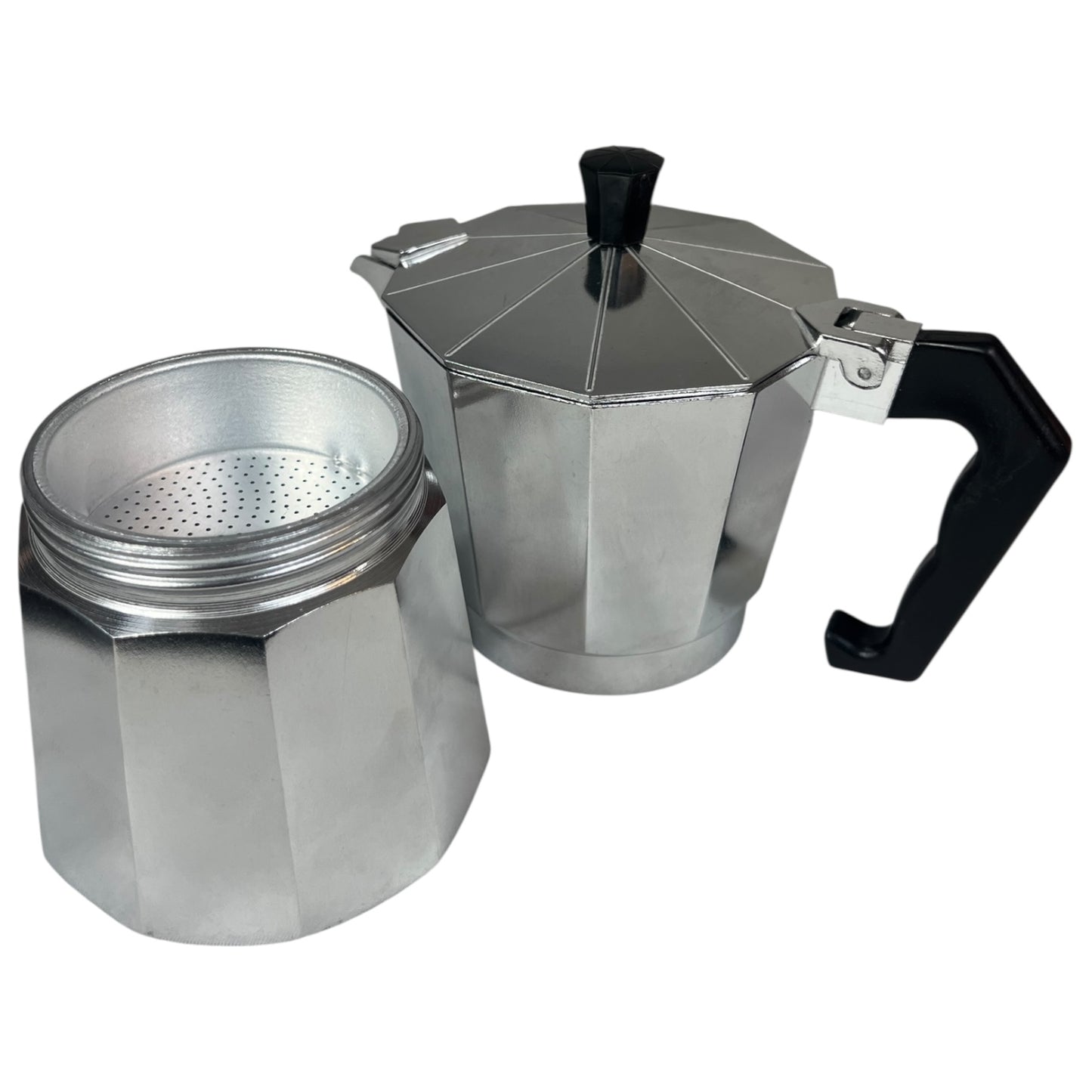 Cafeteira Italiana de Alumínio da Baviera – Estilo Vintage ☕✨