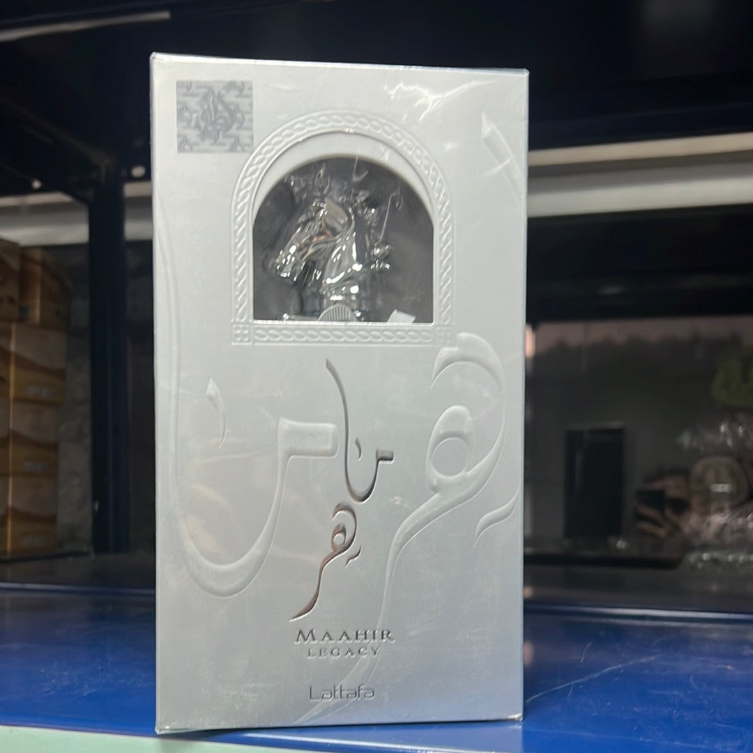 🌿 Comprar Maahir Legacy de Lattafa Perfumes 100ml - Fragancia Masculina Fresca y Amaderada