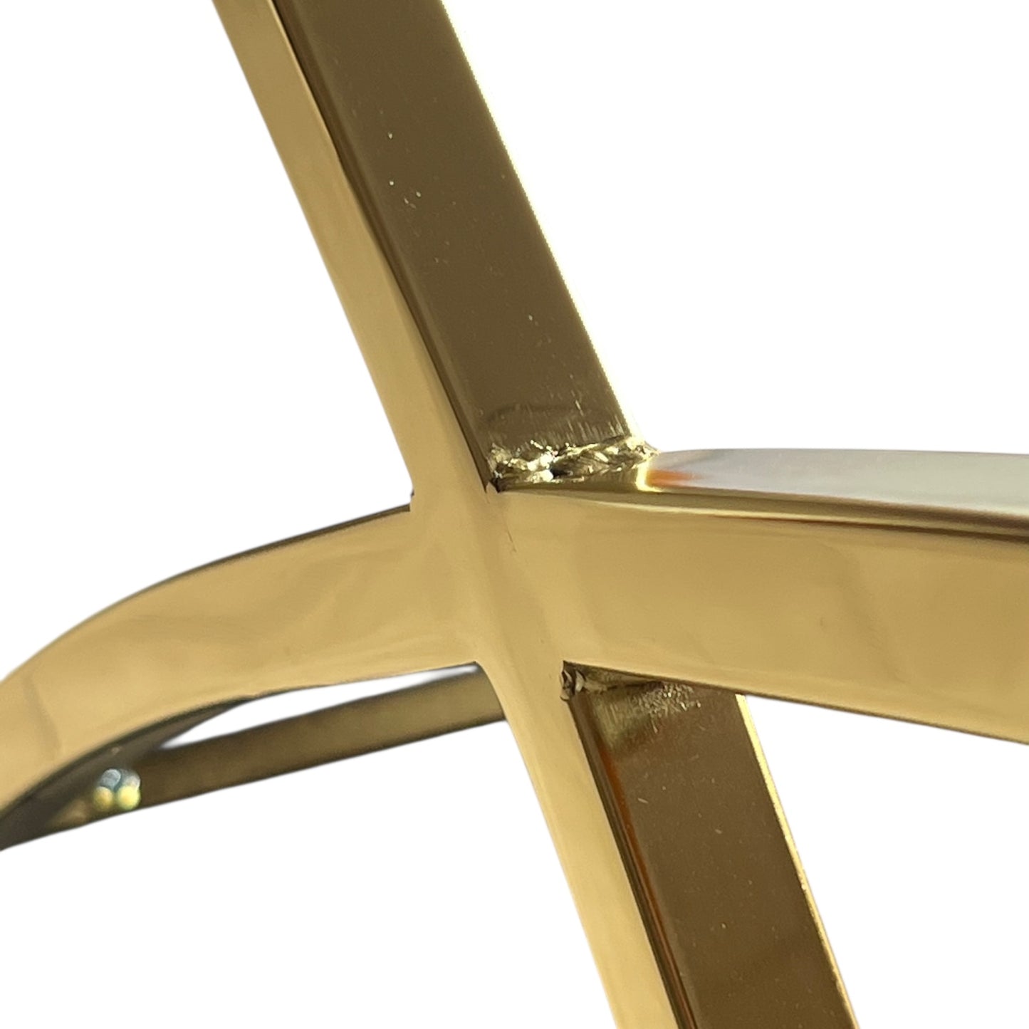 Silla de Comedor de Lujo Modelo "Clover V-03" - Tapizado Beige V-03 y Patas Doradas ✨