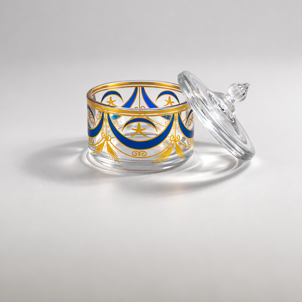 ✨ Set de Frascos Decorativos de Cristal con Tapa – Diseño Elegante Multicolor ✨