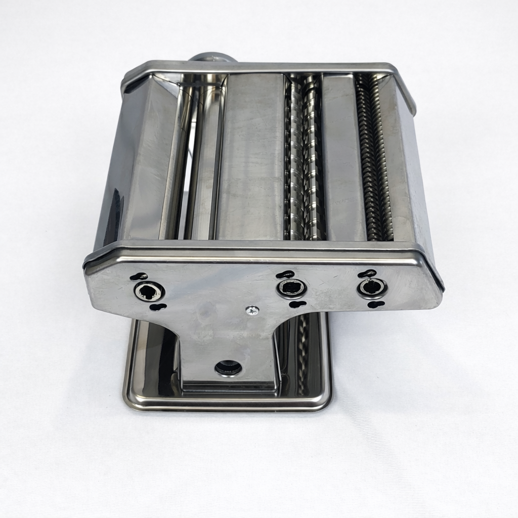 Máquina Manual para Pasta 150mm de Acero Inoxidable – 9 Niveles de Grosor con Doble Cortador