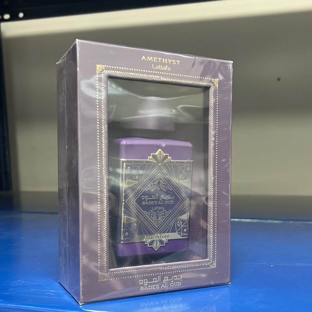 🌟 Bade'e Al Oud Amethyst EDP de Lattafa Perfumes - Elegancia Ámbar Vainilla 🌟