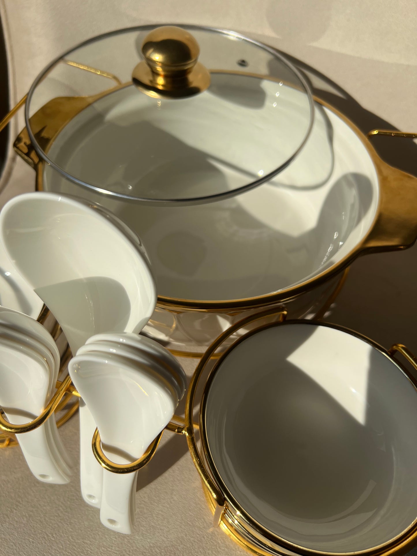 Set de 6 Cuencos de Cristal con Plato – Alta Calidad (12 Piezas)