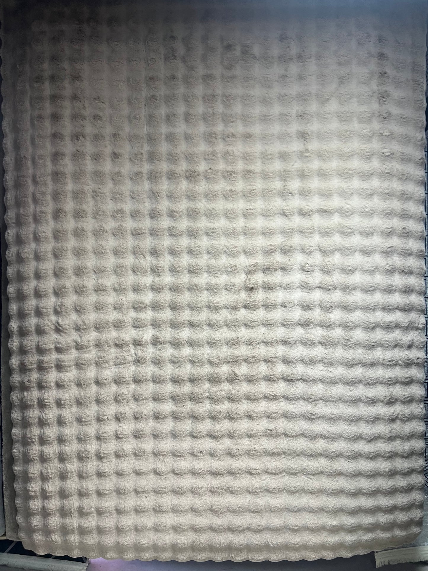 Alfombra suave de piel conejo DISEÑO 3D NEGRO/GRIS/ROSA/BEIG 200x280