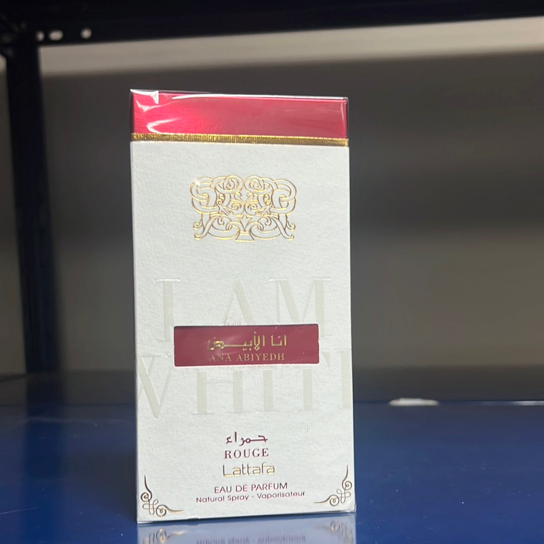 🍐 Ana Abiyedh Rouge da Lattafa Perfumes - Perfume Amadeirado Especiado Unissex com Notas de Pêra Nashi, Caramelo e Âmbar Cinzento 🍐