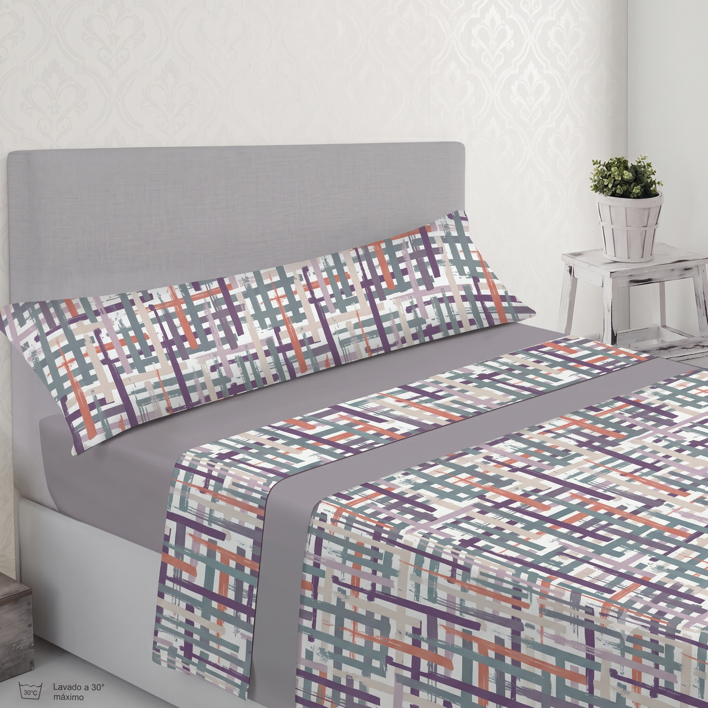 Juego de Sábanas de Verano para Cama de 135 cm – Fresco, Ligero y Cómodo
