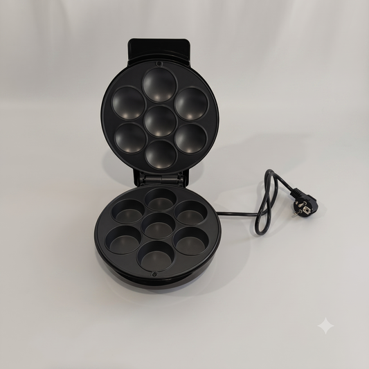🧁 Máquina Eléctrica para 7 Mini Cupcakes – Antiadherente y Fácil de Usar