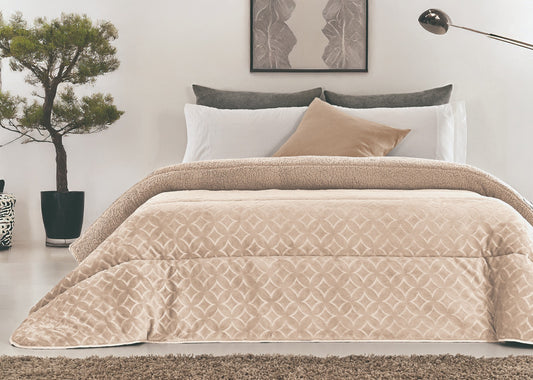 Edredón Comforter Polar con Sherpa – MODELO Star - 240 x 260 cm (POLAR 18)