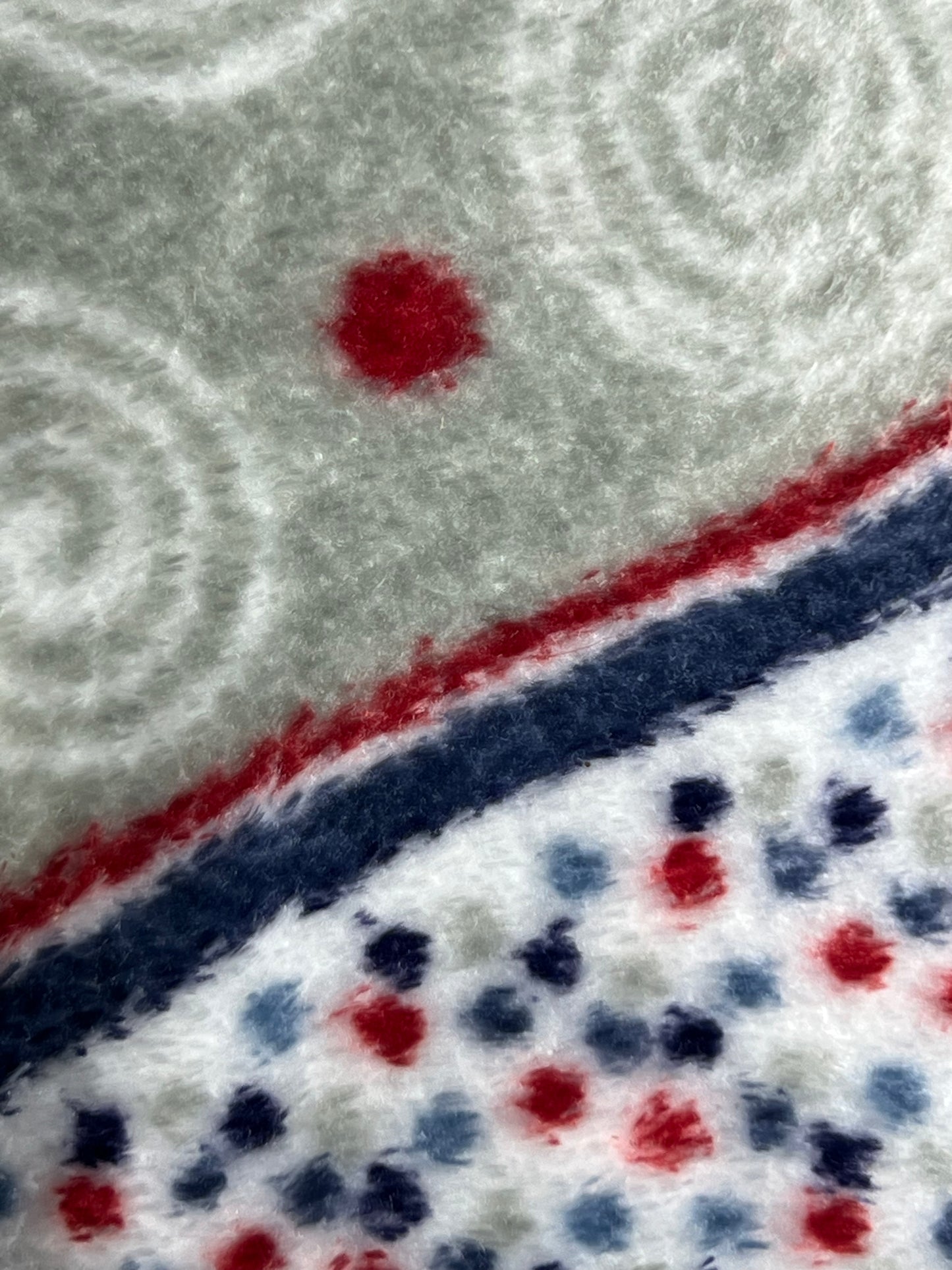 Juego de Sábanas Coralina 3 Piezas Círculos Azul | Térmicas Invierno | 100% Poliéster