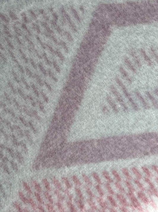 Juego de Sábanas Coralina 3 Piezas Rombos Malva/Rosa | Térmicas Invierno | 100% Poliéster