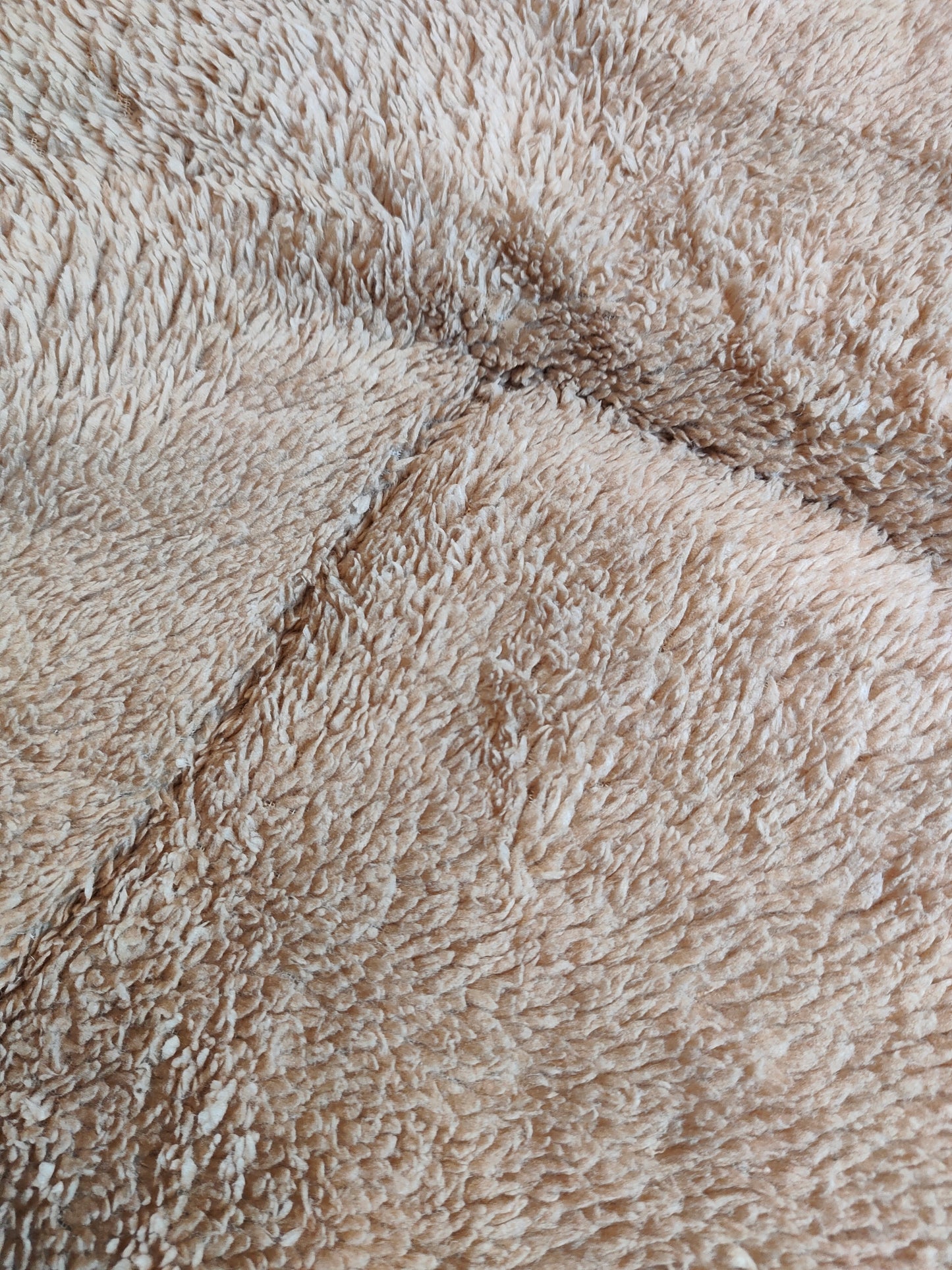 Edredón Aterciopelado con Borreguito MODELO TRAMA DE CANALÉ - COLOR BEIGE