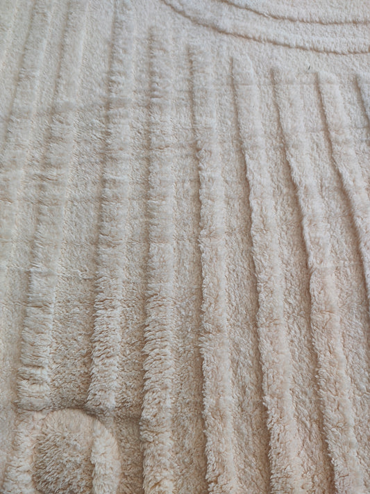 Curves Sheepskin Quilt – 230 x 250 cm – WHITE