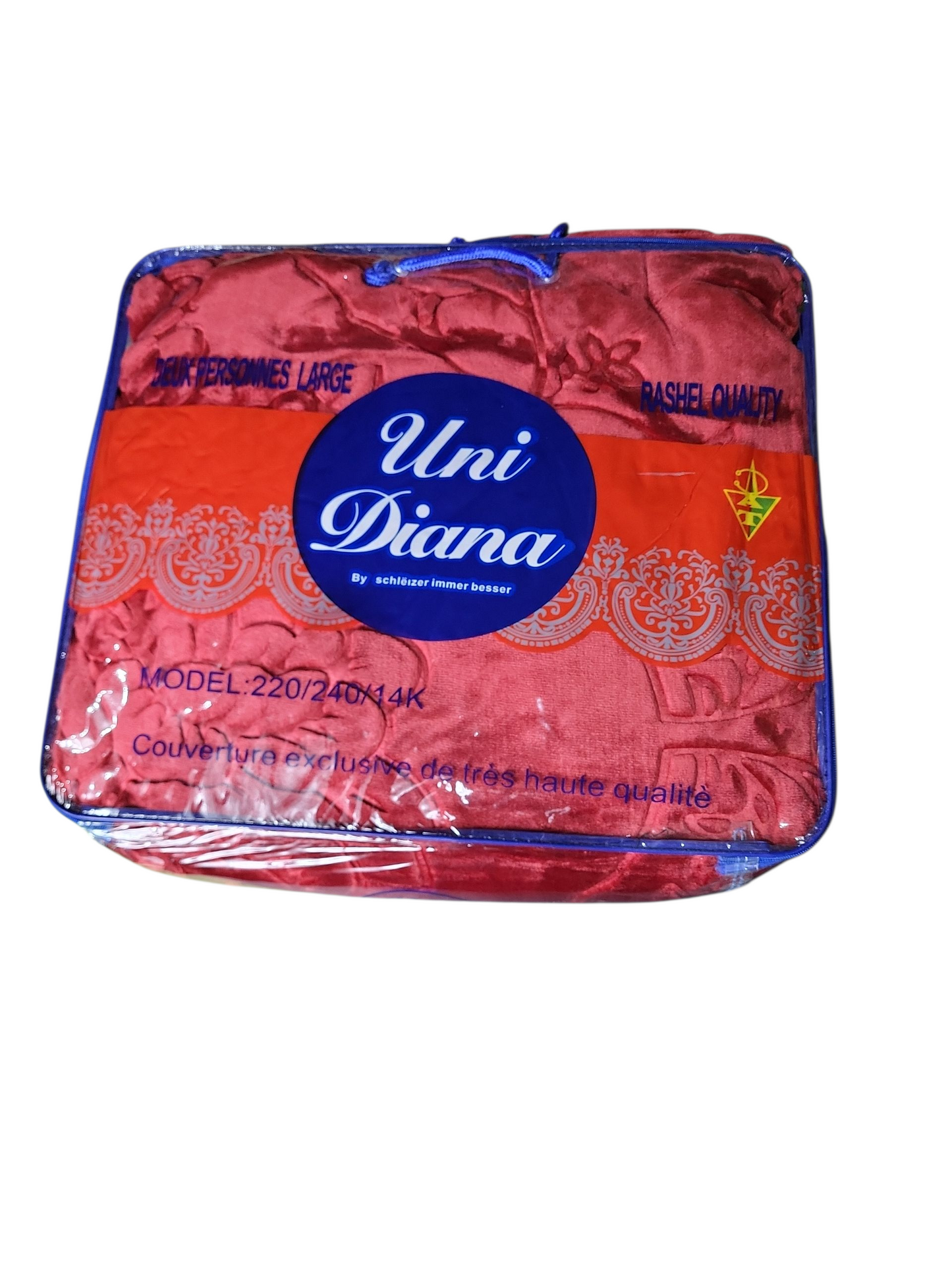 🛏️ Manta Raschel de Alta Calidad Uni Diana 220x240 cm – Para Dos Personas