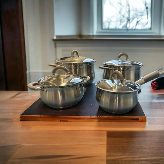 Stainless Steel Pots and Pans Set (8PCS)