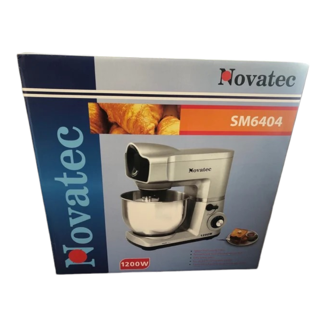 Amasadora Novatec SM6404 5 Litros 1200W – Color Plata