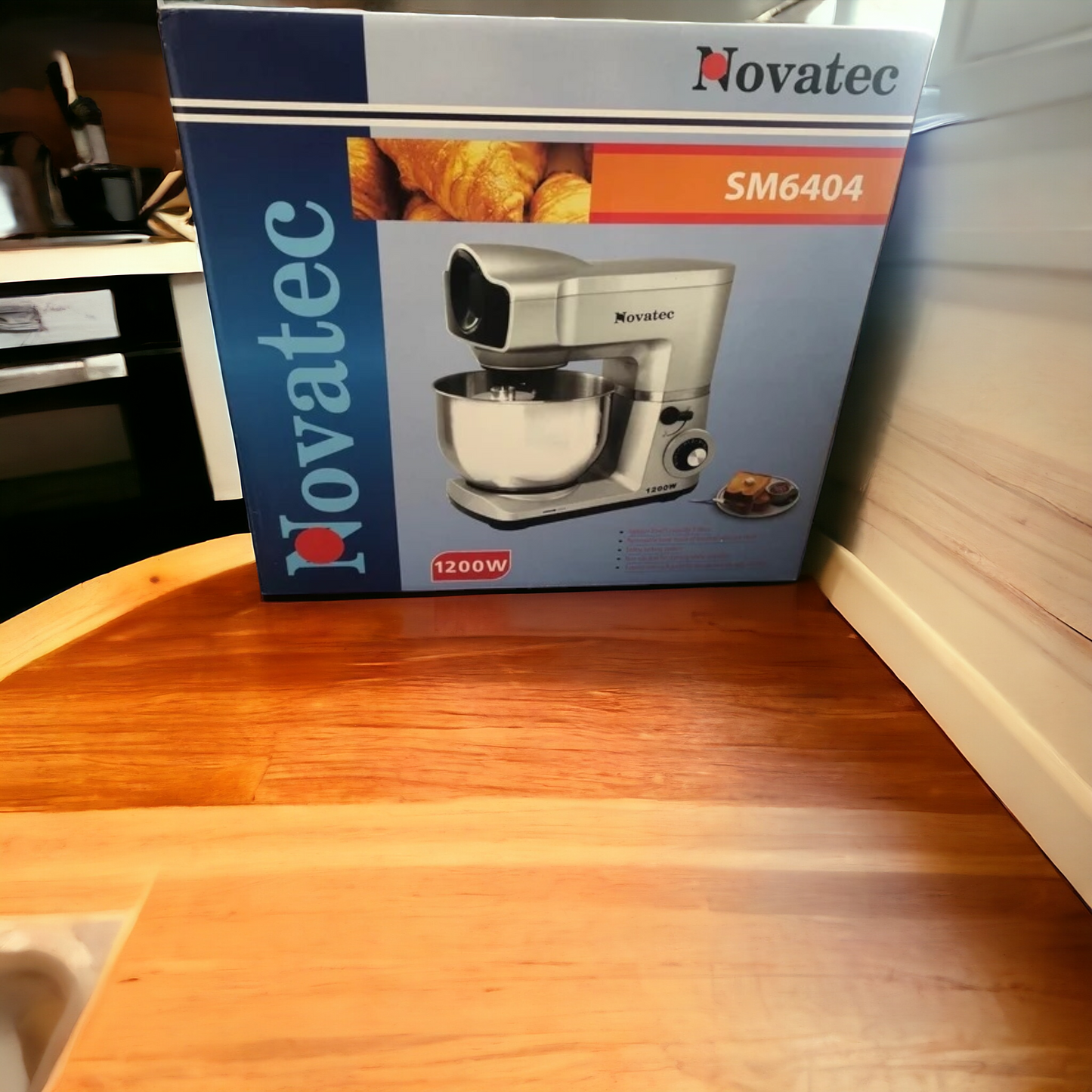 Amasadora Novatec SM6404 5 Litros 1200W – Color Plata