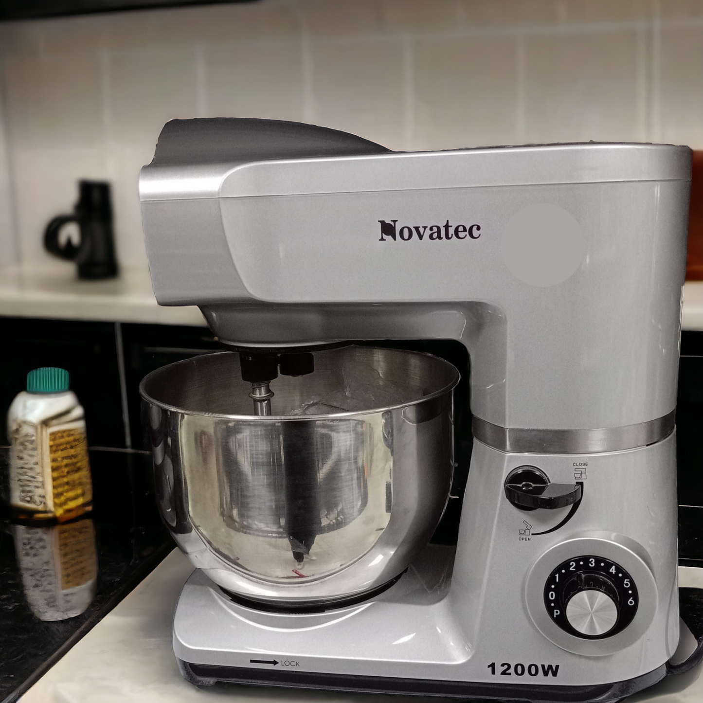 Amasadora Novatec SM6404 5 Litros 1200W – Color Plata