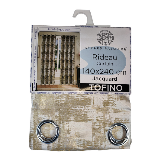 TOFINO CURTAIN MODEL 140 X 240 CM - GOLD COLOR