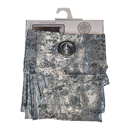 DUNCAN CURTAIN MODEL 140 X 240 CM - PLATINUM BLUE COLOR