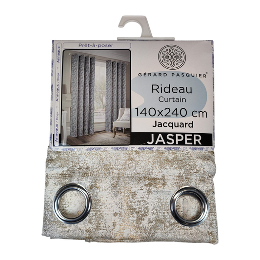 CORTINA MODELO JASPER 140 X 240 CM - COLOR DORADO