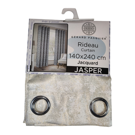 CORTINA MODELO JASPER 140 X 240 CM - COLOR BEIGE