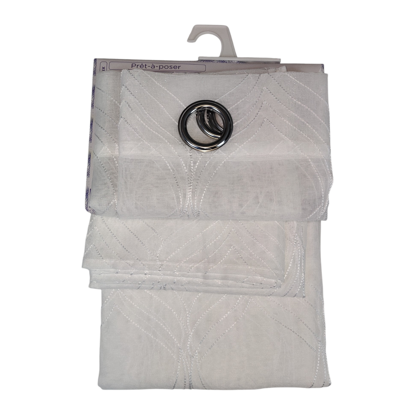 CORTINA MODELO WINGS 140 X 240 CM - COLOR BLANCO TRANSLÚCIDO