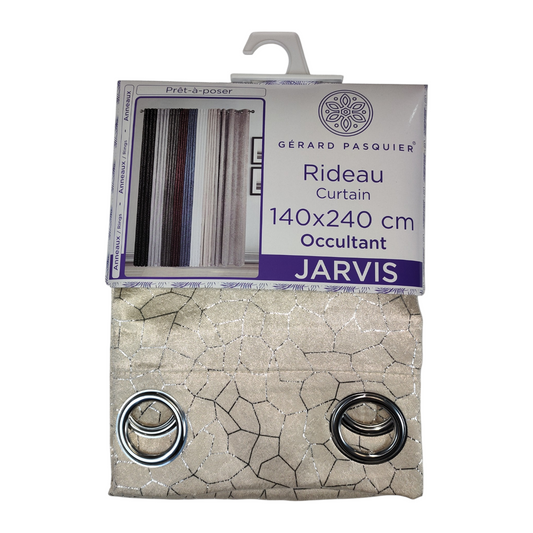 JARVIS MODEL CURTAIN 140 X 240 CM - BEIGE COLOR