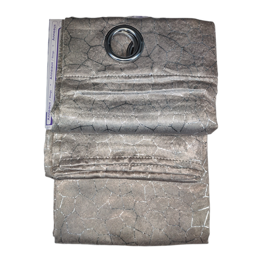 JARVIS CURTAIN MODEL 140 X 240 CM - SILVER GREY COLOR