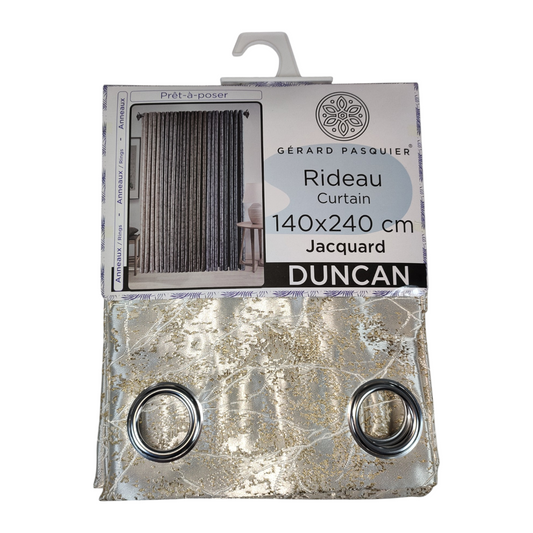 DUNCAN CURTAIN MODEL 140 X 240 CM - GOLD COLOR