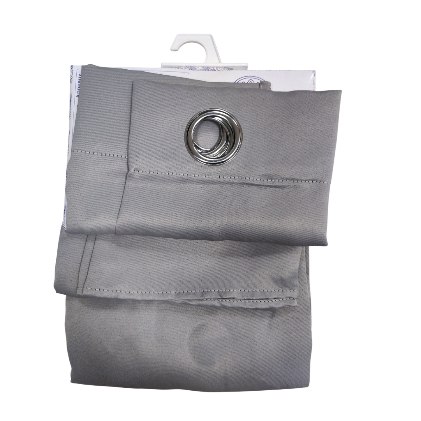 CORTINA MODELO CRYSTAL 140 X 240 CM - COLOR GRIS CLARO